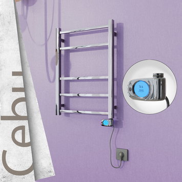 Radiva - Cebu Sèche Serviettes Electrique 500x705 Finition de polissage (Thermostat Musa) 200 W