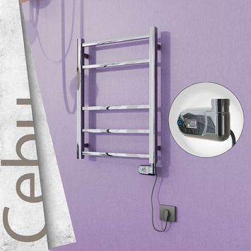 - Cebu Sèche Serviettes Electrique 500x705 Finition de polissage (Thermostat Thesis) 200 W  - Cebu Sèche Serviettes Electrique 500x705 Finition de polissage (Thermostat Thesis) 200 W