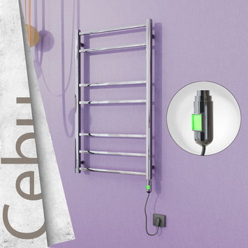 Radiva - Cebu Sèche Serviettes Electrique 600x1050 Finition de polissage (On/Off) 200 W