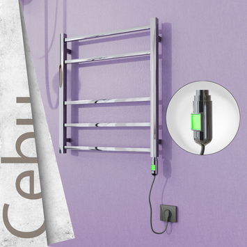  - Cebu Sèche Serviettes Electrique 600x705 Finition de polissage (On/Off) 200 W