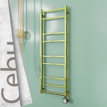  - Cebu Electric Towel Warmer 500x1395 Gold Ktx3 200 W