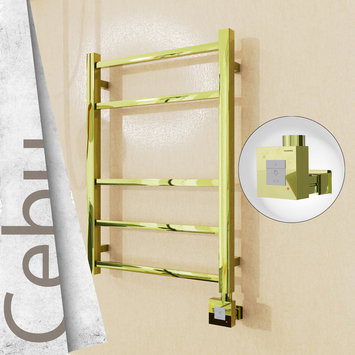 Radiva - Cebu Electric Towel Warmer 500x705 Gold Ktx1 200 W