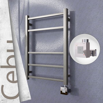 - Cebu Electric Towel Warmer 500x705 Satine Finish Ktx1 200 W  - Cebu Electric Towel Warmer 500x705 Satine Finish Ktx1 200 W