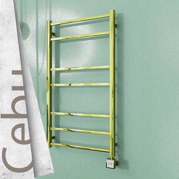 Radiva - Cebu Electric Towel Warmer 600x1050 Gold Ktx3 200 W