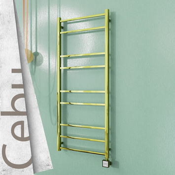 - Cebu Electric Towel Warmer 600x1395 Gold Ktx3 200 W