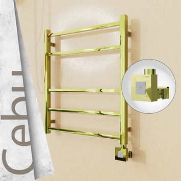 - Cebu Electric Towel Warmer 600x705 Gold Ktx1 200 W  - Cebu Electric Towel Warmer 600x705 Gold Ktx1 200 W