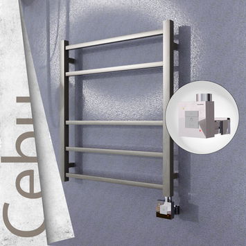 - Cebu Electric Towel Warmer 600x705 Satine Finish Ktx1 200 W  - Cebu Electric Towel Warmer 600x705 Satine Finish Ktx1 200 W