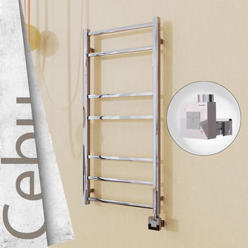 - Cebu Electric Towel Warmer 500x1050 Mirror Finish Ktx1 200 W  - Cebu Electric Towel Warmer 500x1050 Mirror Finish Ktx1 200 W