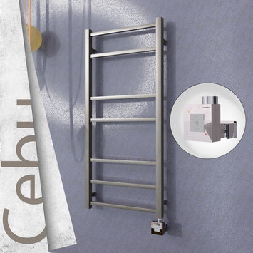 Radiva - Cebu Sèche Serviettes Electrique 500x1050 Finition peinture satiné Ktx1 200 Watt
