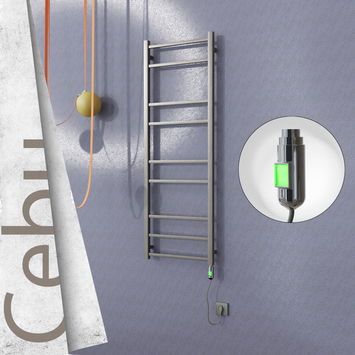 - Cebu Elektrikli Havlupan 500x1395 Satine P. (On/Off Düğmeli) 300 Watt  - Cebu Elektrikli Havlupan 500x1395 Satine P. (On/Off Düğmeli) 300 Watt