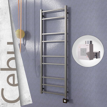 Radiva - Cebu Sèche Serviettes Electrique 500x1395 Finition peinture satiné Ktx1 300 Watt