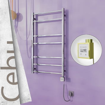  - Cebu Electric Towel Warmer 600x1050 Gold Ktx3 200 W (Spiral Cable)