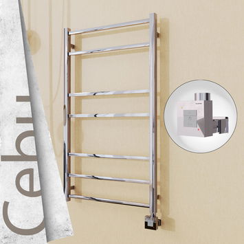  - Cebu Electric Towel Warmer 600x1050 Mirror Finish Ktx1 200 W