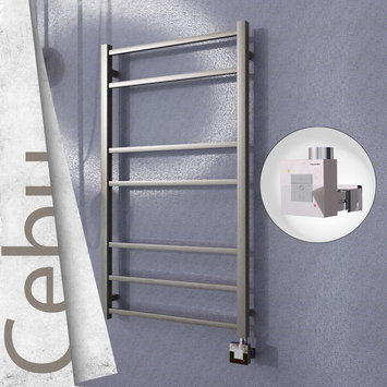Radiva - Cebu Electric Towel Warmer 600x1050 Satine Finish Ktx1 200 W