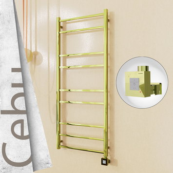 Radiva - Cebu Sèche Serviettes Electrique 600x1395 Or Ktx1 300 Watt