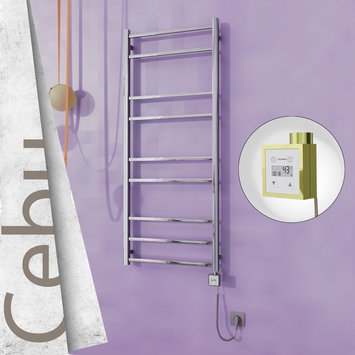 Radiva - Cebu Sèche Serviettes Electrique 600x1395 Or Ktx3 300 Watt Câble en spirale