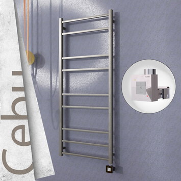 Radiva - Cebu Sèche Serviettes Electrique 600x1395 Finition peinture satiné Ktx1 300 Watt