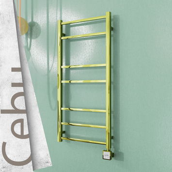 - Cebu Sèche Serviettes Electrique 500x1050 Or Ktx3 200 W  - Cebu Sèche Serviettes Electrique 500x1050 Or Ktx3 200 W