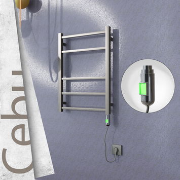  - Cebu Sèche Serviettes Electrique 500x705 Finition peinture satiné (On/Off) 200 W