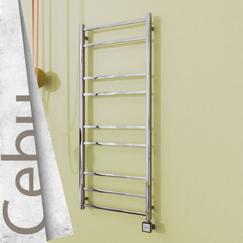 Radiva - Cebu Sèche Serviettes Electrique 600x1395 Finition de polissage Ktx3 300 Watt