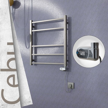 Radiva - Cebu Sèche Serviettes Electrique 600x705 Finition peinture satiné (Thermostat Thesis) 200 W