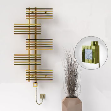 Radiva - FIJI Elektrikli Havlupan 650x1250 Altın (KTX4 Termostat) 300W Spiral Kablolu Radiva - FIJI Elektrikli Havlupan 650x1250 Altın (KTX4 Termostat) 300W Spiral Kablolu