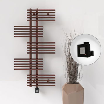  - FIJI Elektrikli Havlupan 650x1250 Bakır Eskitme (KTX1 Termostat) 300W