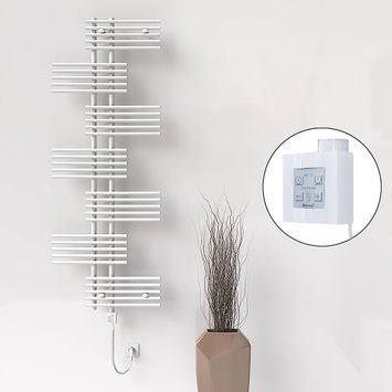  - FIJI Elektrikli Havlupan 650x1762 Beyaz (KTX4 Termostat) 1000W Spiral Kablolu