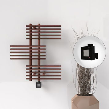  - FIJI Electric Towel Warmer 650x740 Antique Copper (KTX1 Thermostat) 200W
