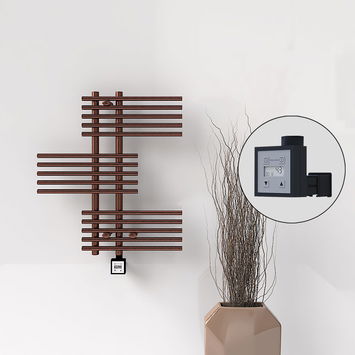  - FIJI Electric Towel Warmer 650x740 Antique Copper (KTX3 Thermostat) 200W