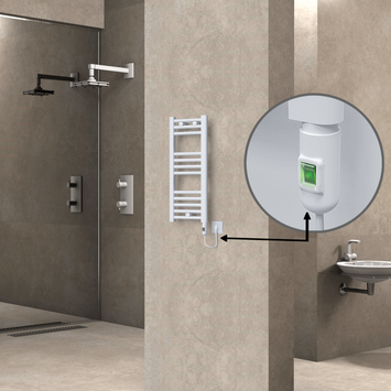Radiva - HAITI Elektrikli Havlupan 300x700 Düz Beyaz (On/Off Düğmeli) 200W Radiva - HAITI Elektrikli Havlupan 300x700 Düz Beyaz (On/Off Düğmeli) 200W