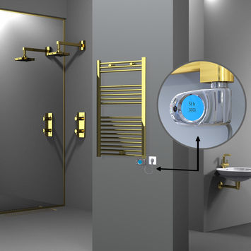 Radiva - HAITI Elektrikli Havlupan 600x1000 Düz Altın (Musa Termostat) 300W Radiva - HAITI Elektrikli Havlupan 600x1000 Düz Altın (Musa Termostat) 300W