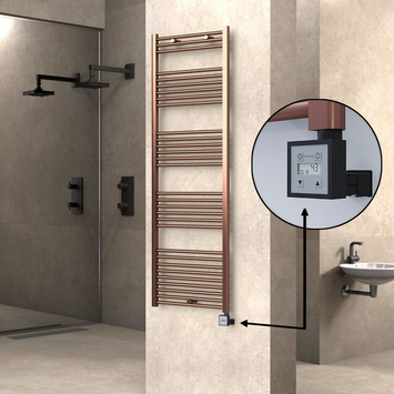  - Haiti Sèche Serviettes Electrique 600x1800 Antique Cuivre Ktx3 600 Watt