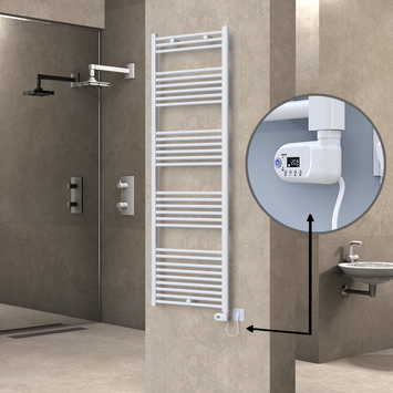 Radiva - HAITI Elektrikli Havlupan 600x1800 Düz Beyaz (Thesis Termostat) 900W Radiva - HAITI Elektrikli Havlupan 600x1800 Düz Beyaz (Thesis Termostat) 900W