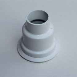 Radiva - Towel Warmer Tube Hiding Sleeve Plug-In Plastic White