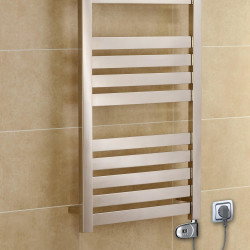 Radiva - Ibiza Sèche Serviettes Electrique 600x1165 Finition de polissage (Thermostat Thesis) 600 Watt