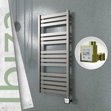 Radiva - Ibiza Electric Towel Warmer 500x1165 Satine Finish Ktx3 300 W