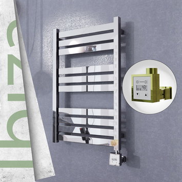Radiva - IBIZA Stainless Steel Towel Warmer 500x780 Polishing (KTX3 Thermostat) 300W