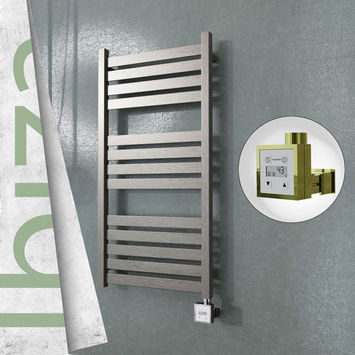 - Ibiza Electric Towel Warmer 500x960 Satine Finish Ktx3 300 W  - Ibiza Electric Towel Warmer 500x960 Satine Finish Ktx3 300 W