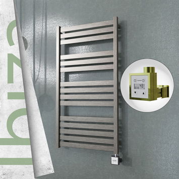 - Ibiza Electric Towel Warmer 600x1165 Satine Finish Ktx3 300 W  - Ibiza Electric Towel Warmer 600x1165 Satine Finish Ktx3 300 W
