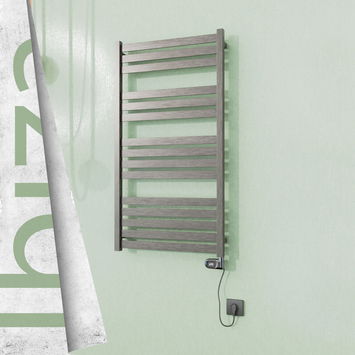 - Ibiza Electric Towel Warmer 600x1165 Satine Finish (Thesis Thermostat) 300 W  - Ibiza Electric Towel Warmer 600x1165 Satine Finish (Thesis Thermostat) 300 W