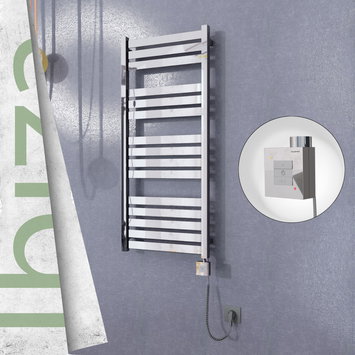 Radiva - Ibiza Elektrikli Havlupan 500x1165 Ayna Polisaj (KTX1 Termostat) 300W Spiral Kablolu