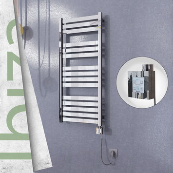 Radiva - Ibiza Elektrikli Havlupan 500x1165 Ayna Polisaj (KTX4 Termostat) 300W Spiral Kablolu