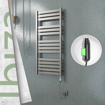 Radiva - Ibiza Elektrikli Havlupan 500x1165 Satine Polisaj (On/Off Düğmeli) 300 W