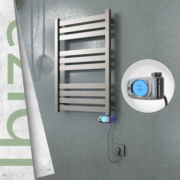 Radiva - IBIZA Paslanmaz Çelik Havlupan 500x780 Satin Polisaj (Musa Termostat) 300W
