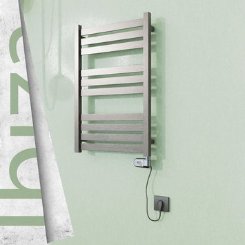 Radiva - IBIZA Paslanmaz Çelik Havlupan 500x780 Satin Polisaj (Thesis Termostat) 300W