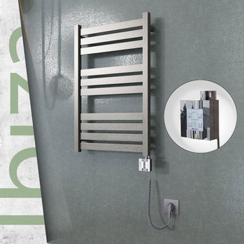 Radiva - Ibiza Sèche Serviettes Electrique 500x780 Finition peinture satiné Ktx4 200 Watt Câble en spirale