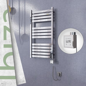 Radiva - Ibiza Elektrikli Havlupan 500x960 Ayna Polisajli Ktx3 300 Watt Spiral Kablolu