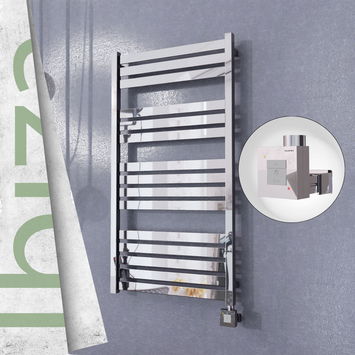 - Ibiza Electric Towel Warmer 600x1165 Mirror Finish Ktx1 300 W  - Ibiza Electric Towel Warmer 600x1165 Mirror Finish Ktx1 300 W