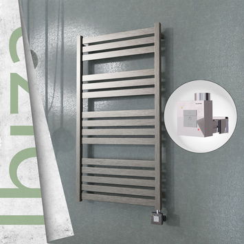 - Ibiza Electric Towel Warmer 600x1165 Satine Finish Ktx1 300 W  - Ibiza Electric Towel Warmer 600x1165 Satine Finish Ktx1 300 W